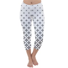 Star Pattern Decoration Geometric Capri Winter Leggings  by Celenk