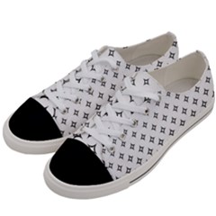 Star Pattern Decoration Geometric Women s Low Top Canvas Sneakers by Celenk