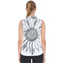 Sunflower Flower Line Art Summer Shell Top View2