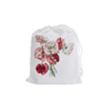 Flowers Poppies Poppy Vintage Drawstring Pouches (Medium)  View1