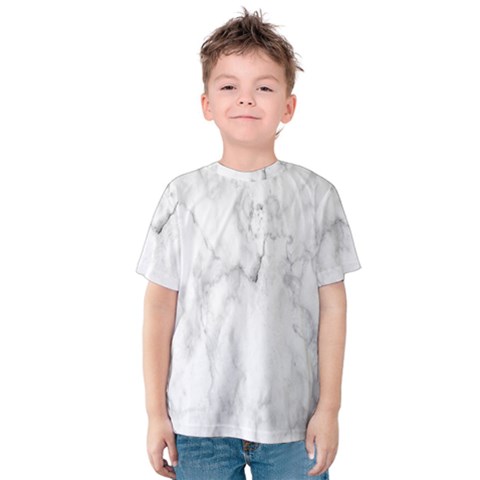 White Background Pattern Tile Kids  Cotton Tee by Celenk