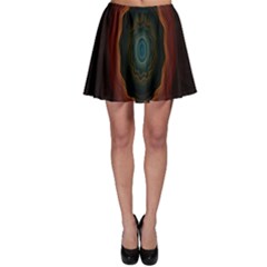 Cosmic Eye Kaleidoscope Art Pattern Skater Skirt by Celenk