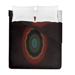 Cosmic Eye Kaleidoscope Art Pattern Duvet Cover Double Side (full/ Double Size) by Celenk