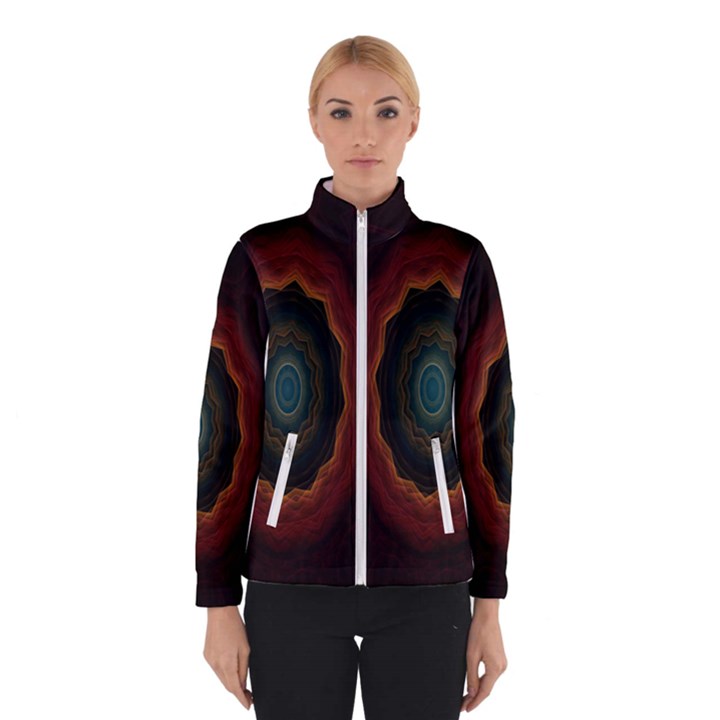 Cosmic Eye Kaleidoscope Art Pattern Winterwear