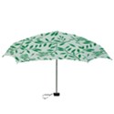 Leaves Foliage Green Wallpaper Mini Folding Umbrellas View3