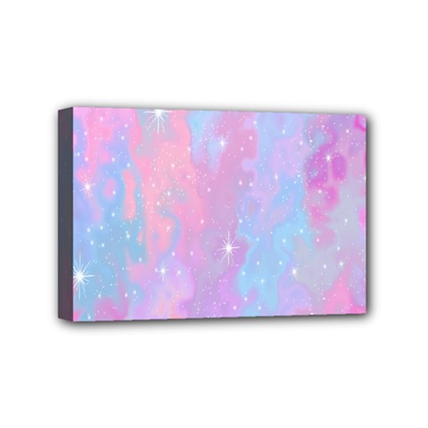 Space Psychedelic Colorful Color Mini Canvas 6  X 4  by Celenk