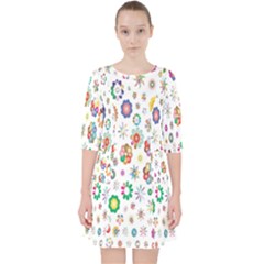 Design Aspect Ratio Abstract Pocket Dress by Celenk