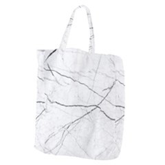 White Background Pattern Tile Giant Grocery Zipper Tote by Celenk