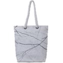 White Background Pattern Tile Full Print Rope Handle Bag (Small) View1