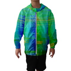 Colors Rainbow Chakras Style Hooded Wind Breaker (kids) by Celenk