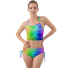 Colors Rainbow Chakras Style Mini Tank Bikini Set by Celenk