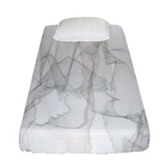 Background Modern Smoke Design Fitted Sheet (single Size) by Celenk