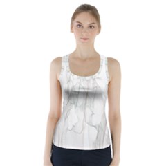 Background Modern Smoke Design Racer Back Sports Top by Celenk