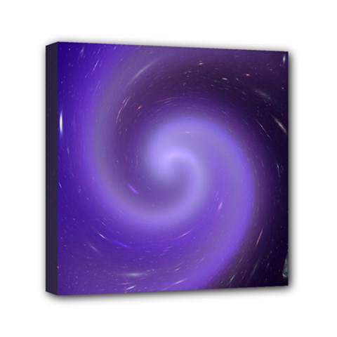 Spiral Lighting Color Nuances Mini Canvas 6  X 6  by Celenk