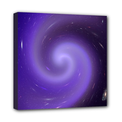 Spiral Lighting Color Nuances Mini Canvas 8  X 8  by Celenk