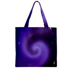 Spiral Lighting Color Nuances Zipper Grocery Tote Bag by Celenk