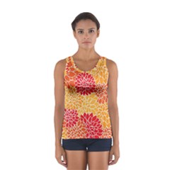 Abstract Art Background Colorful Sport Tank Top  by Celenk