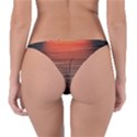 Background Red Orange Modern Reversible Bikini Bottom View2