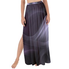 Fractal Flower Lavender Art Maxi Chiffon Tie-up Sarong by Celenk