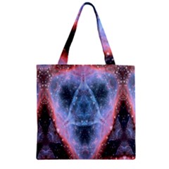 Sacred Geometry Mandelbrot Fractal Zipper Grocery Tote Bag by Celenk