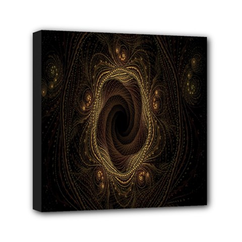 Beads Fractal Abstract Pattern Mini Canvas 6  X 6  by Celenk