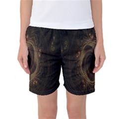 Beads Fractal Abstract Pattern Women s Basketball Shorts by Celenk