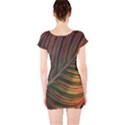 Leaf Colorful Nature Orange Season Short Sleeve Bodycon Dress View2