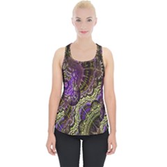 Abstract Fractal Art Design Piece Up Tank Top by Celenk