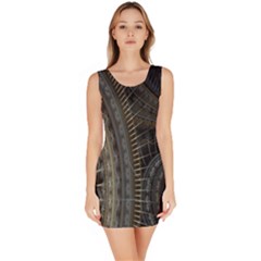 Fractal Spikes Gears Abstract Bodycon Dress by Celenk