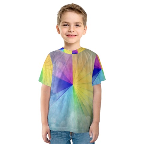 Abstract Art Modern Kids  Sport Mesh Tee by Celenk