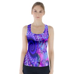 Fractal Fantasy Creative Futuristic Racer Back Sports Top by Celenk