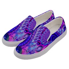 Fractal Fantasy Creative Futuristic Men s Canvas Slip Ons by Celenk