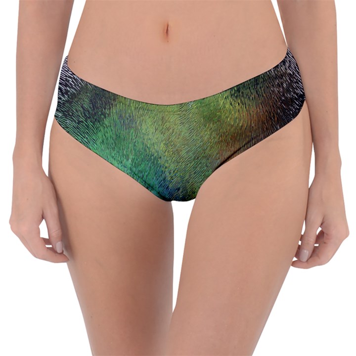 Frosted Glass Background Psychedelic Reversible Classic Bikini Bottoms