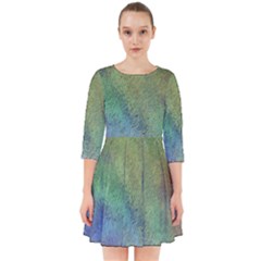 Frosted Glass Background Psychedelic Smock Dress by Celenk