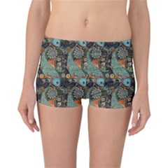 Pattern Background Fish Wallpaper Reversible Boyleg Bikini Bottoms by Celenk