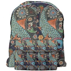 Pattern Background Fish Wallpaper Giant Full Print Backpack by Celenk