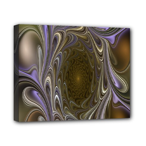 Fractal Waves Whirls Modern Canvas 10  X 8  by Celenk