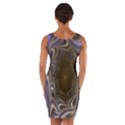 Fractal Waves Whirls Modern Wrap Front Bodycon Dress View2