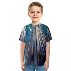 Architecture Skyscraper Kids  Sport Mesh Tee