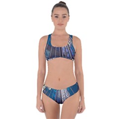 Architecture Skyscraper Criss Cross Bikini Set by Celenk