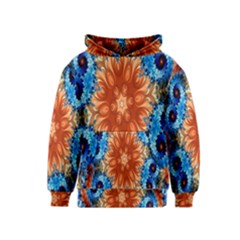 Alchemy Kaleidoscope Pattern Kids  Pullover Hoodie by Celenk