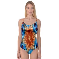 Alchemy Kaleidoscope Pattern Camisole Leotard  by Celenk