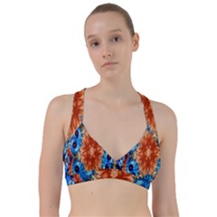 Alchemy Kaleidoscope Pattern Sweetheart Sports Bra by Celenk