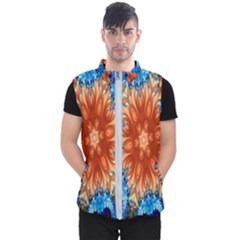 Alchemy Kaleidoscope Pattern Men s Puffer Vest by Celenk