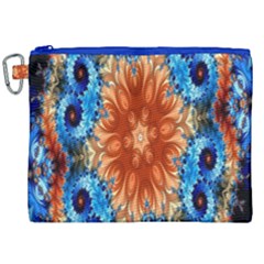 Alchemy Kaleidoscope Pattern Canvas Cosmetic Bag (xxl) by Celenk