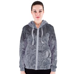 Abstract Art Decoration Design Women s Zipper Hoodie by Celenk