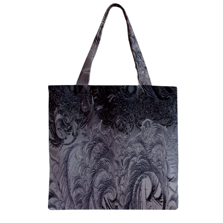 Abstract Art Decoration Design Zipper Grocery Tote Bag