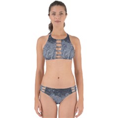 Abstract Art Decoration Design Perfectly Cut Out Bikini Set by Celenk