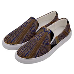 Deco Fan Men s Canvas Slip Ons by DeneWestUK