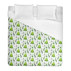 Watercolor Christmas Tree Duvet Cover (full/ Double Size) by patternstudio